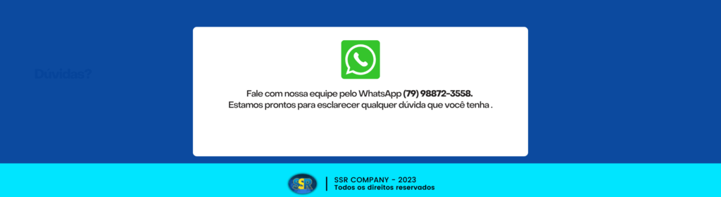 Contato WhatsApp – SSR Company